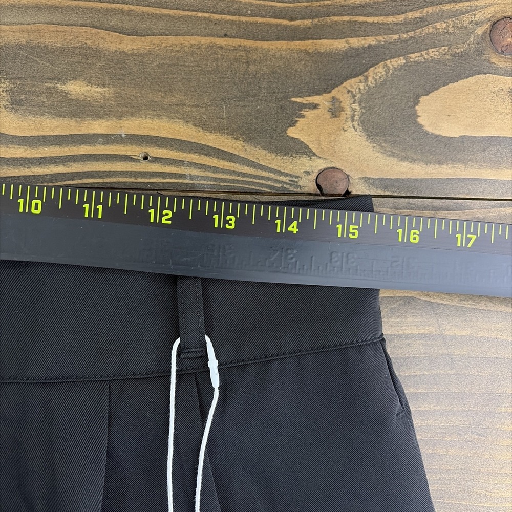 Halara Pants Womens Petite L Black Pleated Wide Leg Pockets Career - Picture 8 of 13